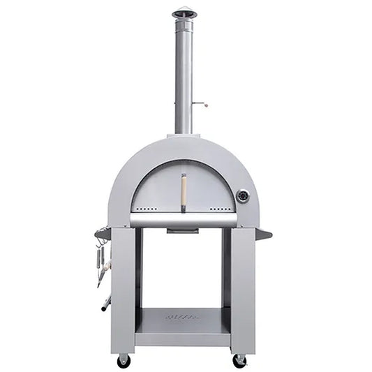 Kokomo 32” Wood Fired Stainless Steel Pizza Oven