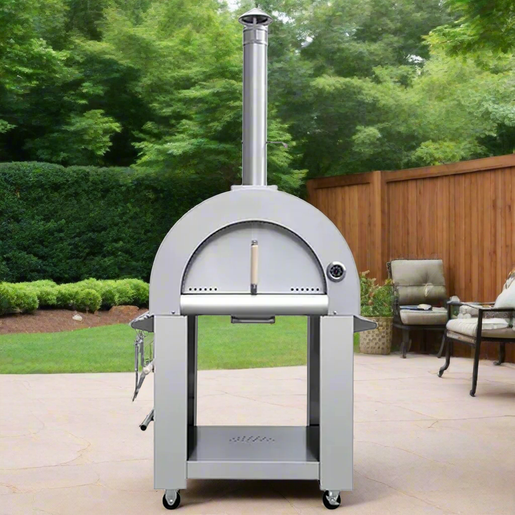 Kokomo Wood Fired Stainless Steel Pizza Oven