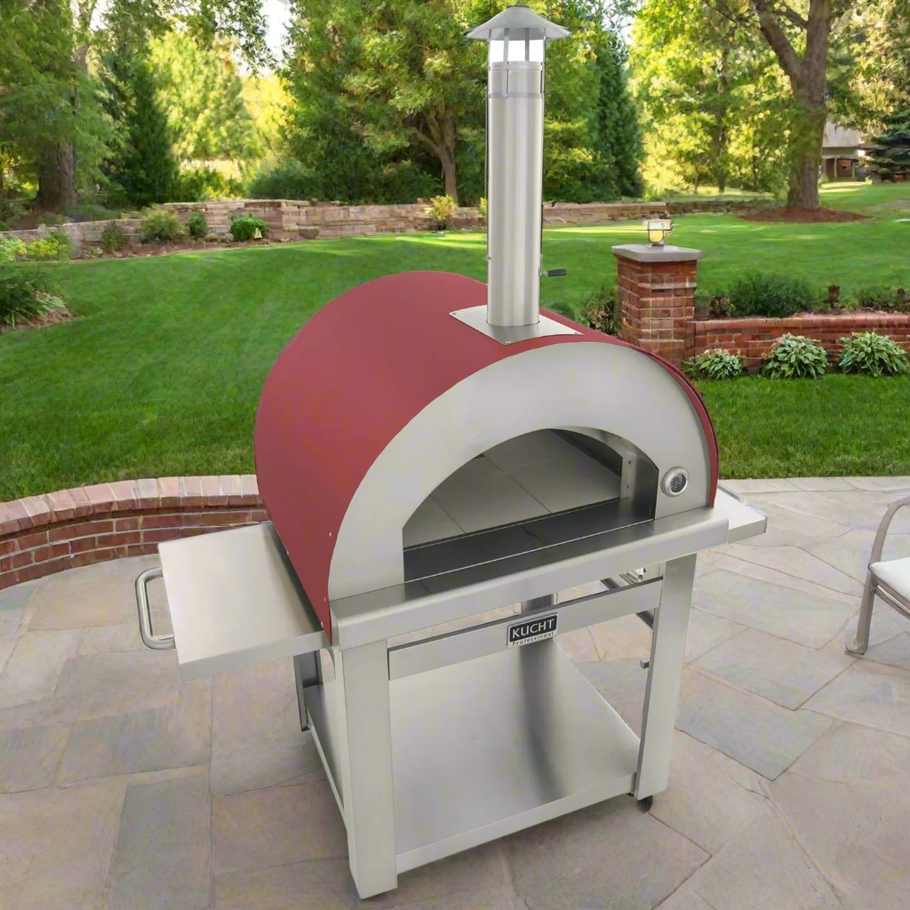 Kucht Venice Stainless Steel Wood Fired Pizza Oven